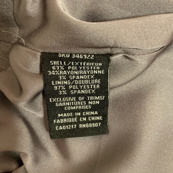 Le Chateau Gray Pencil Skirt - Picture 5 of 7